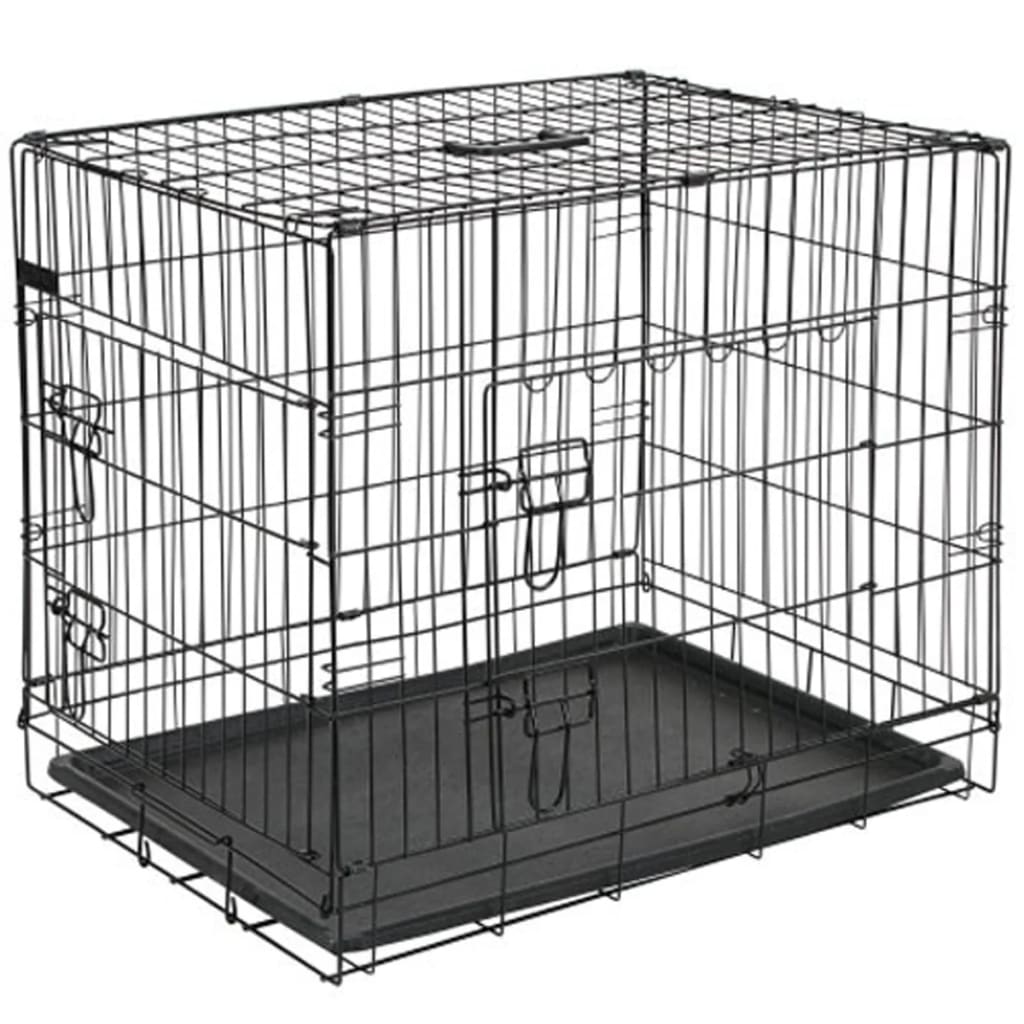 @Pet hondenbench 50.8x30.5x35.5 cm Metal Black 15006