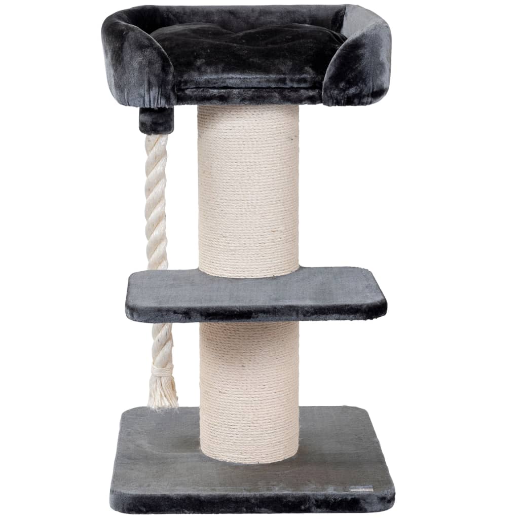 Quapas! Quapas! Scratching Post Ruffles 60x60x115 cm gris foncé