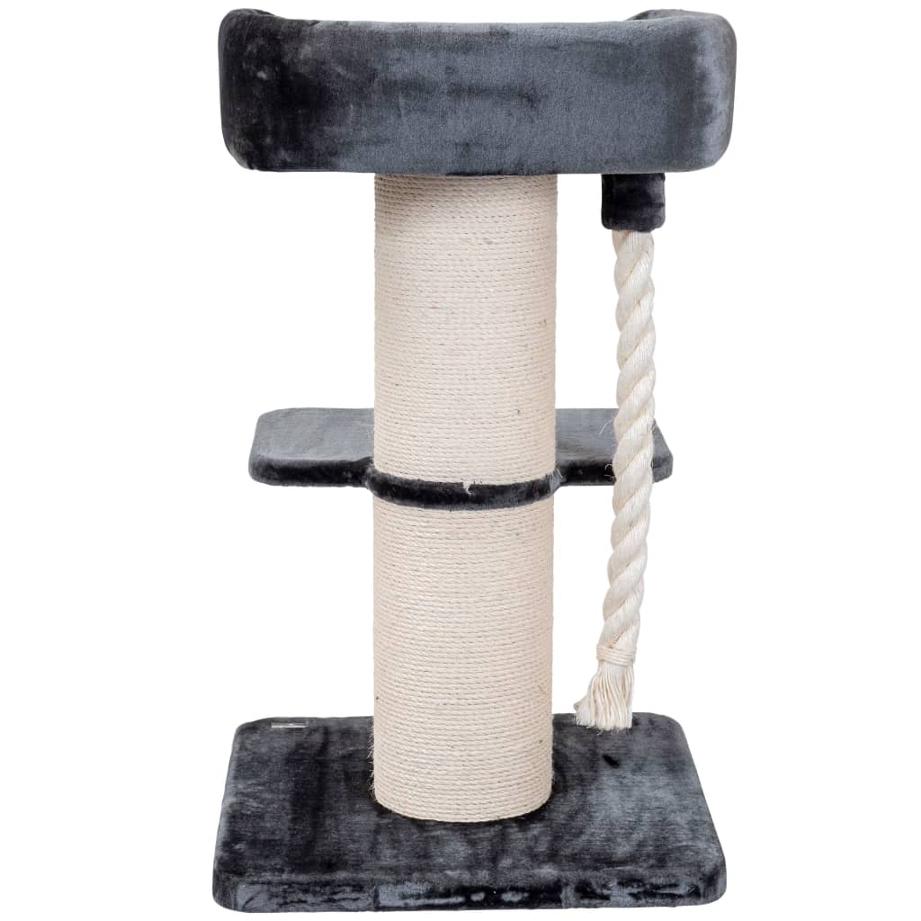 Quapas! Quapas! Scratching Post Ruffles 60x60x115 cm gris foncé