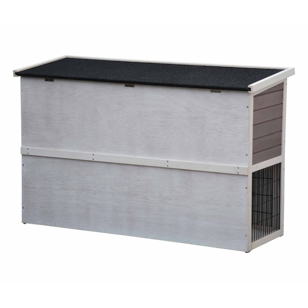 @Pet lapin hangar bigfoot 137x50x85 cm blanc blanc