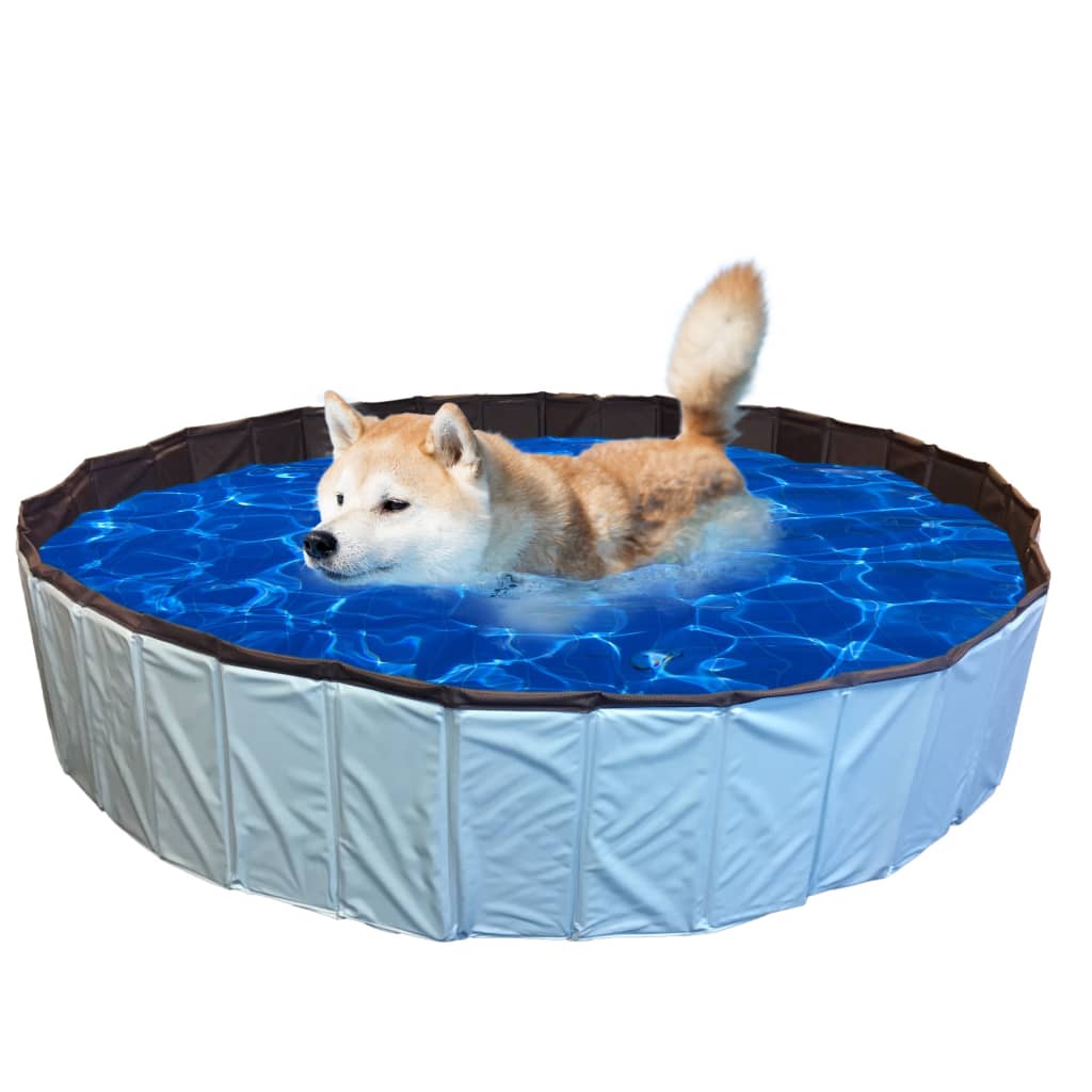 @Pet chiens piscine l 120x30 cm bleu