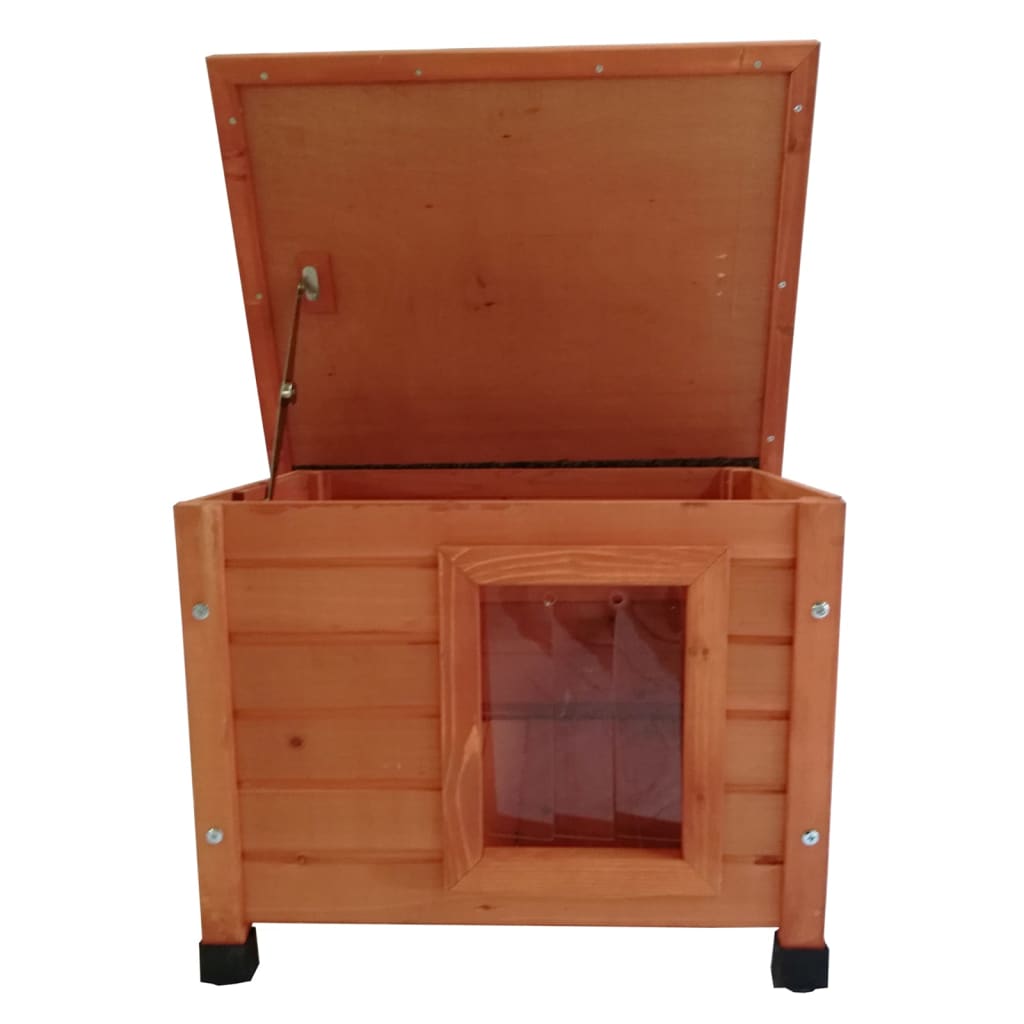 @Pet chat loft for Outside XL 68.5x54x51.5 cm Brown en bois