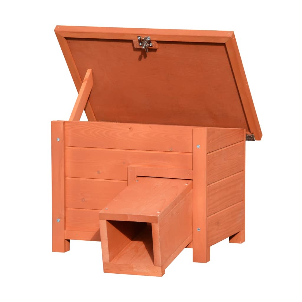 @Pet egelhuis hout marron