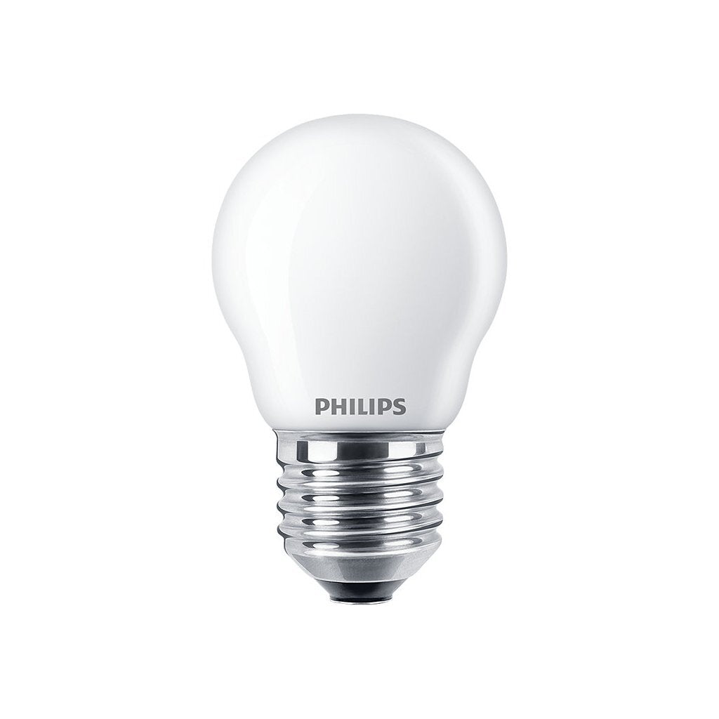 Lampe bougie classique LED Philips dimmable 40W E27 blanc chaud