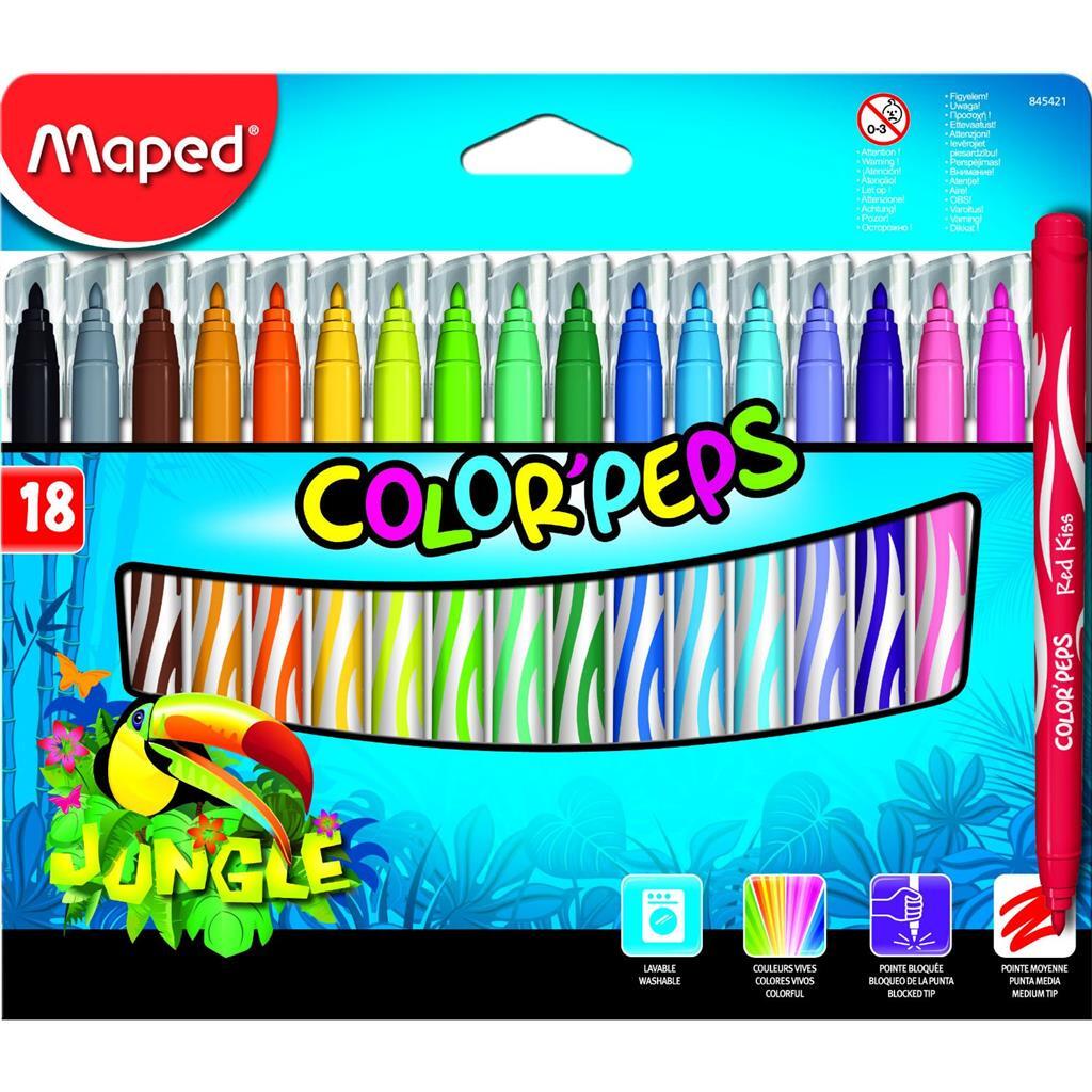 Maped Maped Blowart Pen + 18 feutres