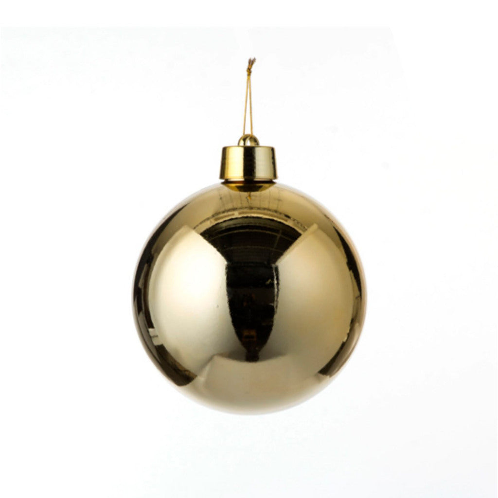 Boule de Noël House of seasons plastique doré d20cm