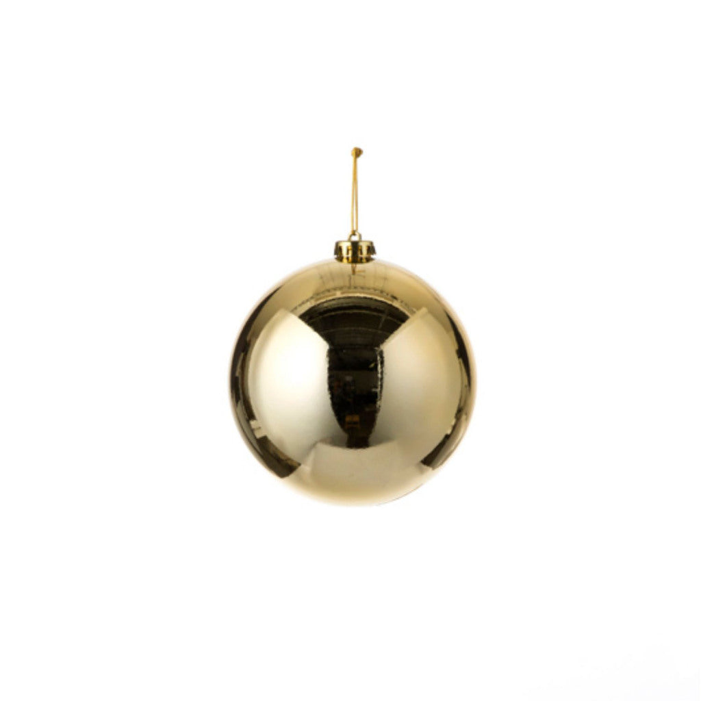 Boule de Noël House of seasons plastique doré d15 cm