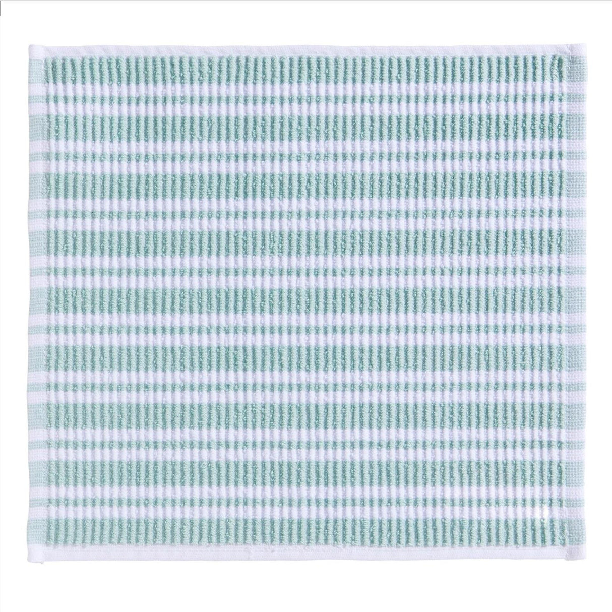 Ddddd torchon rayure vert pastel 30x30cm pack de 4 pièces