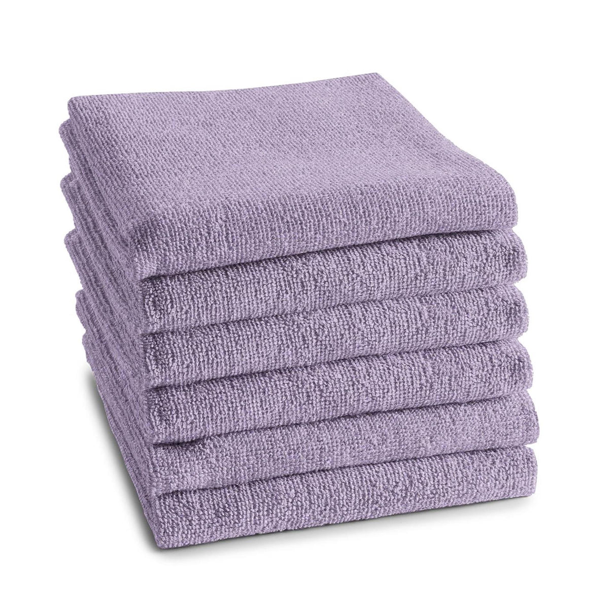 Ddddd torchon logo lilas pastel 6 pcs