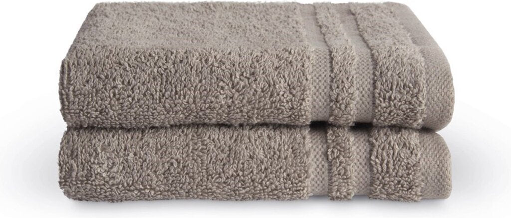 Autres marques Byrklund Ensemble de serviettes 2 pièces 2x30x50 100% coton Taupe