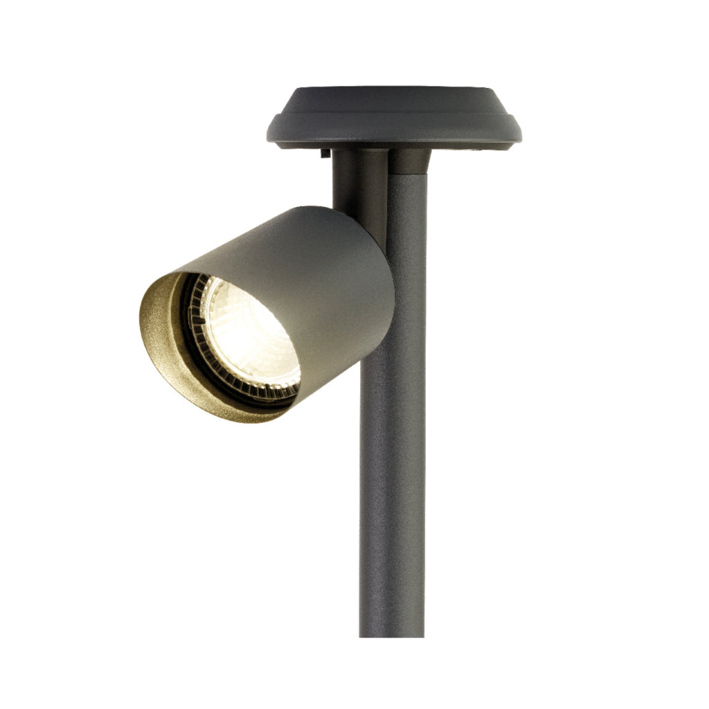Spot de jardin solaire Lumineo noir