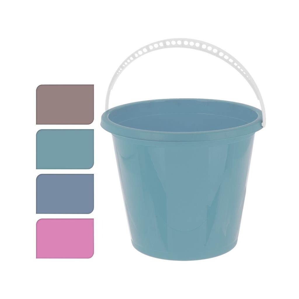 Seau basique avec poignée robuste 5l différentes couleurs