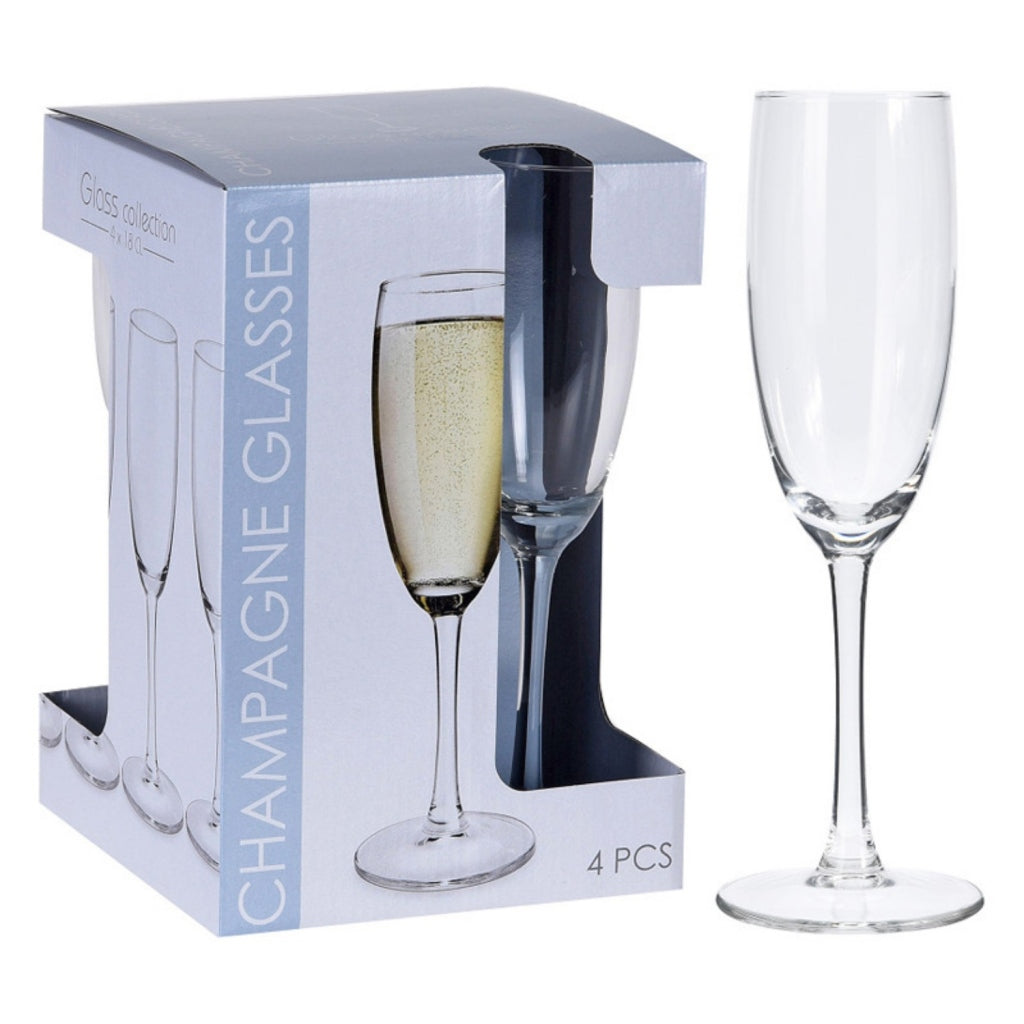 Divers verres à champagne set 4 pièces