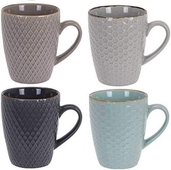 Autres marques Tasse en faïence Ensemble de quatre