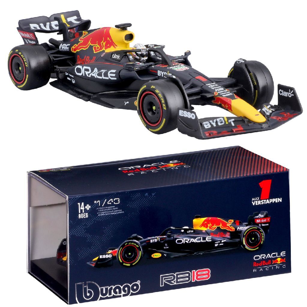 Bburago red bull max verstappen rb18 formule 1 saison 2022