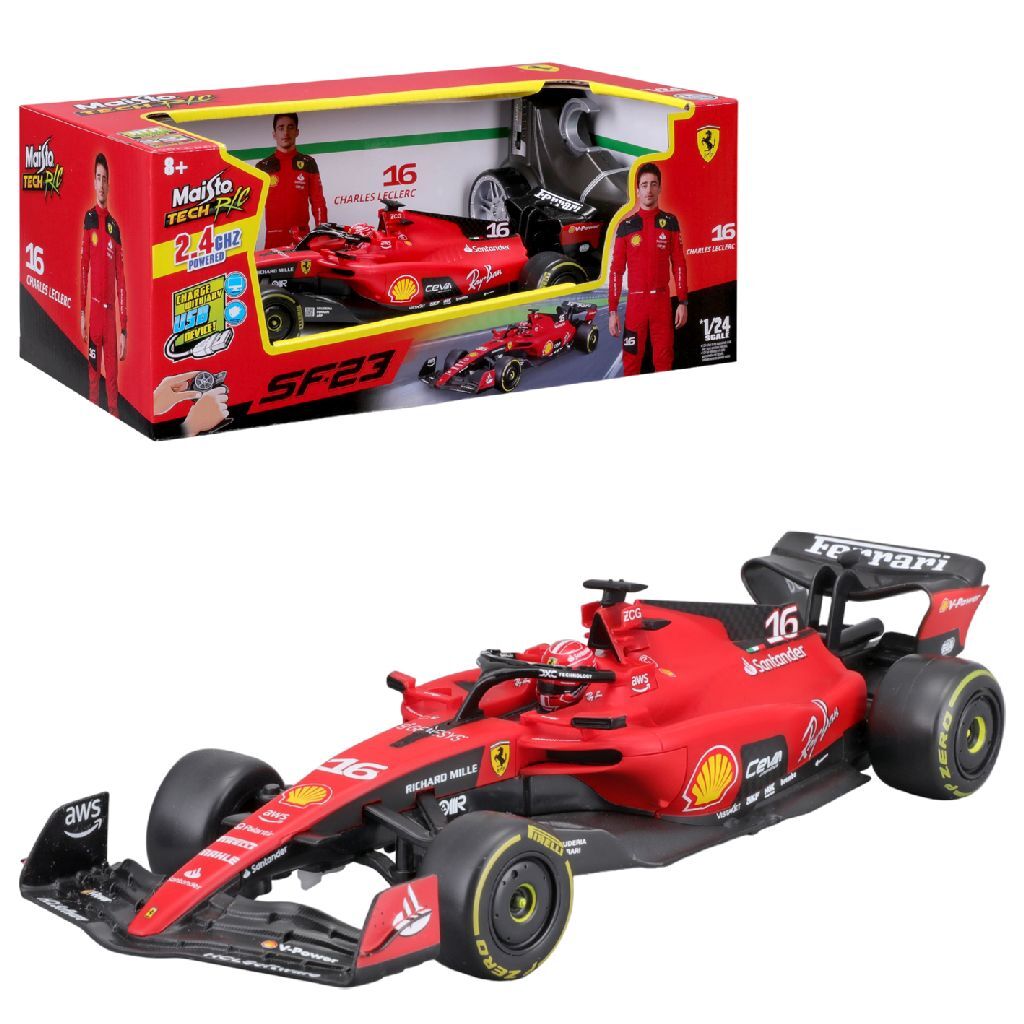 Autres marques maisto tech rc ferrari leclerc sf23 1:24