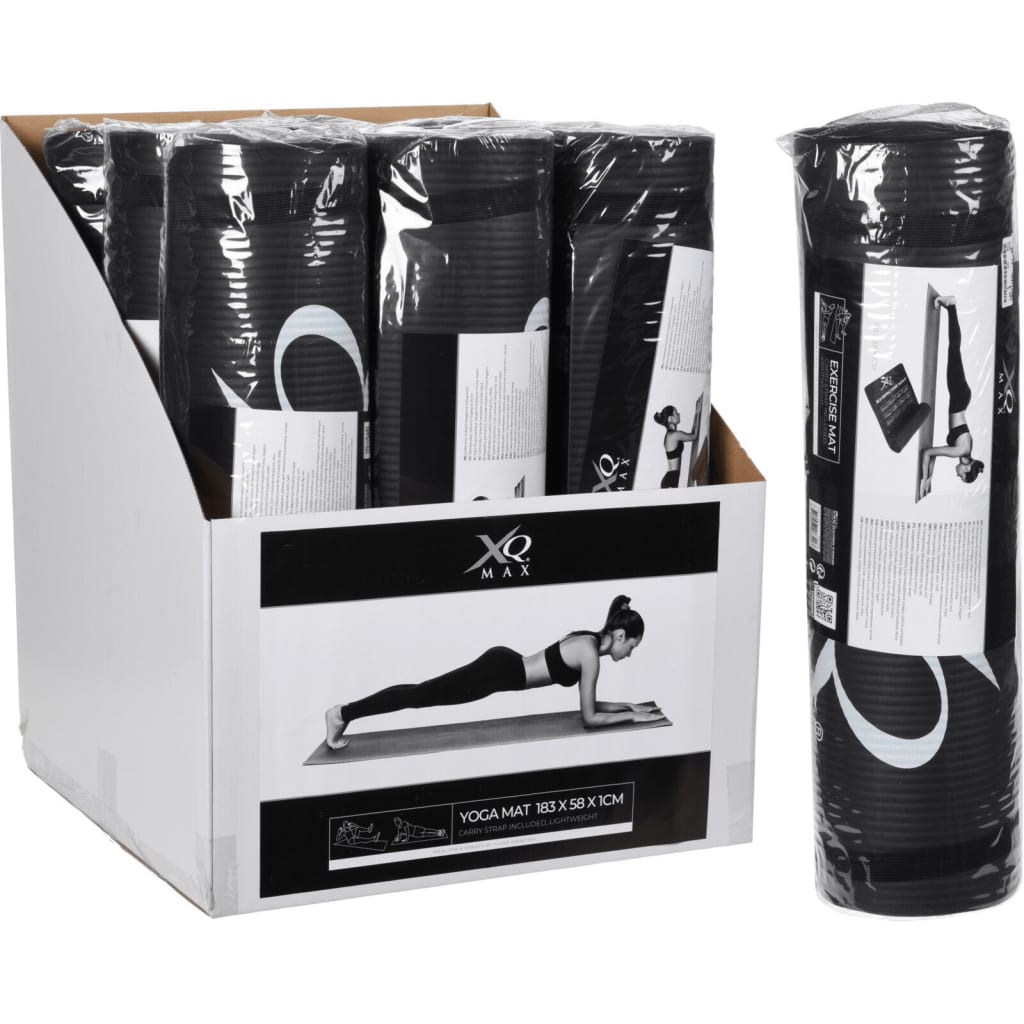 Xq max yogamat 183x58x1 cm noir
