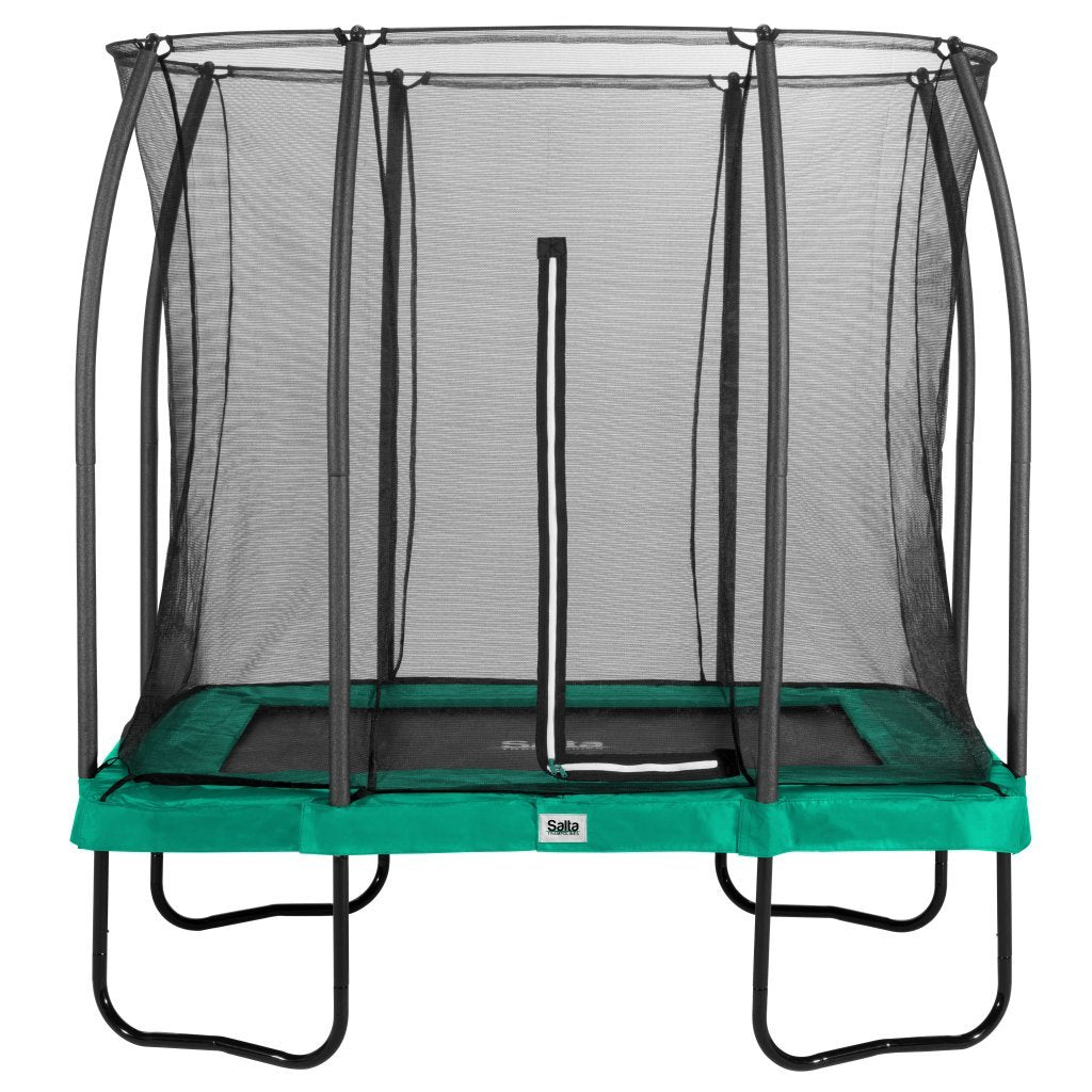 Trampoline Salta 5091g édition confort 153x214 cm + filet de sécurité vert