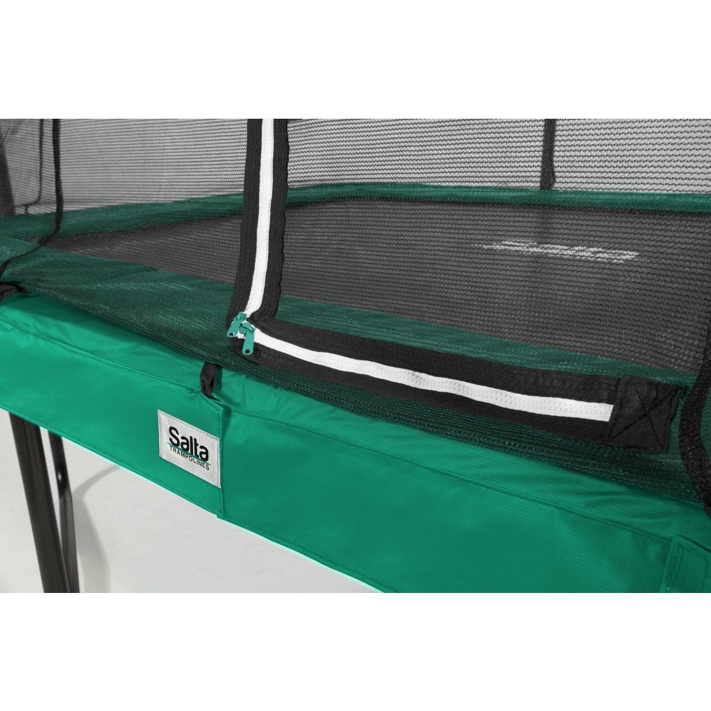 Trampoline Salta 5091g édition confort 153x214 cm + filet de sécurité vert