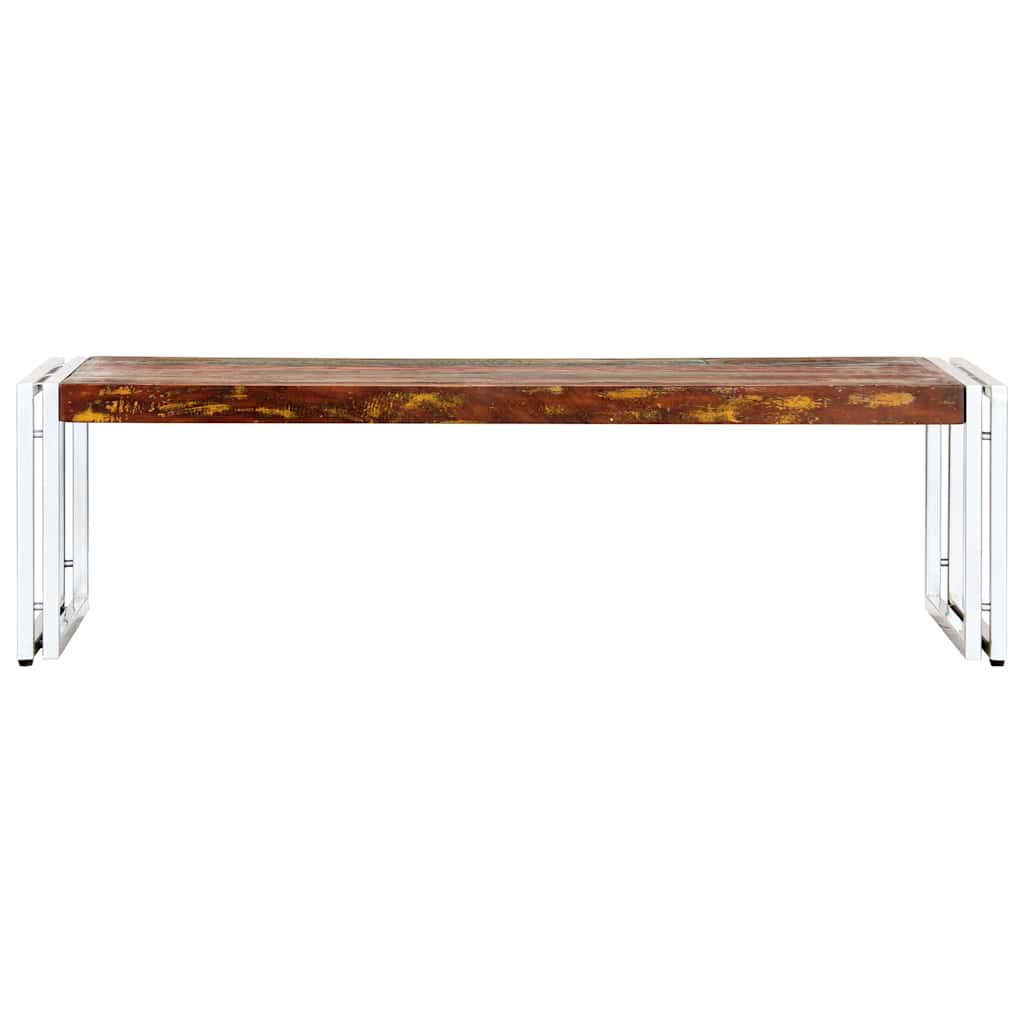 Vidaxl salontafel 120x60x35 cm massief gerecycled hout