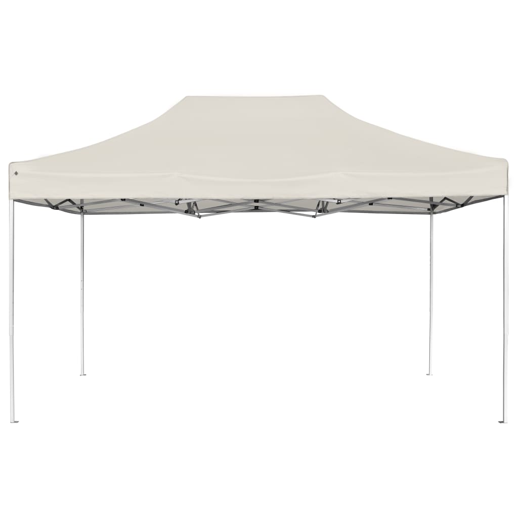 Vidaxl PartyTent pliable professionnellement 4,5x3 m de crème en aluminium