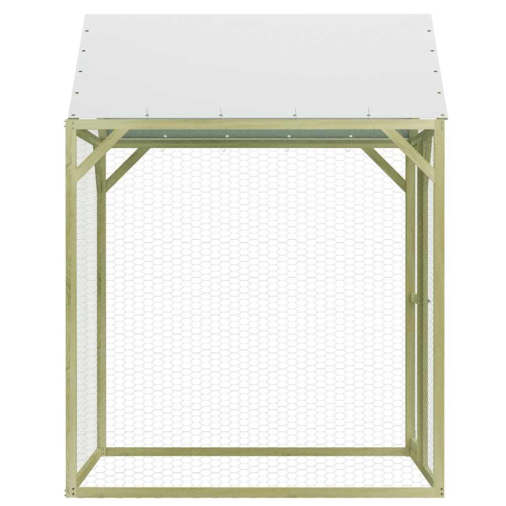 Poulailler Vidaxx 1,5x1,5x2 m acier