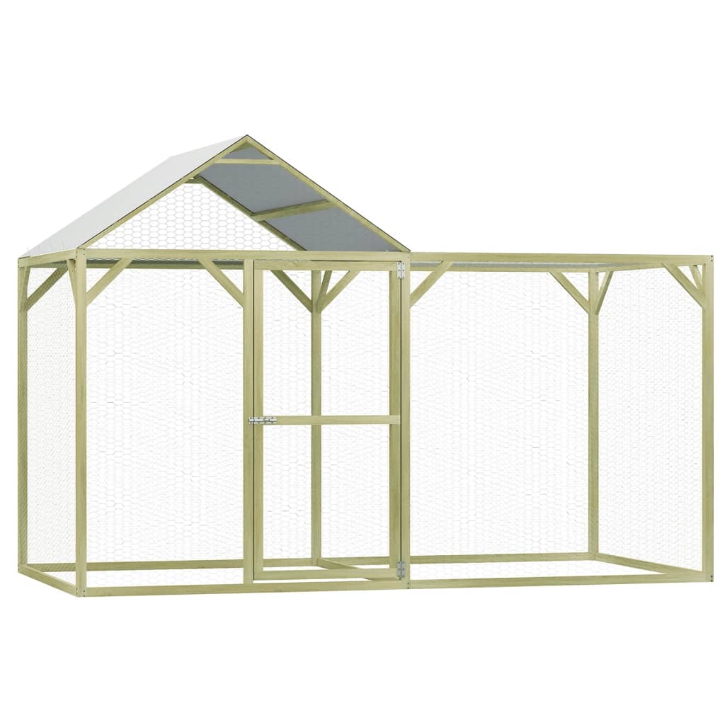 Poulailler Vidaxx 3x1,5x2 m acier