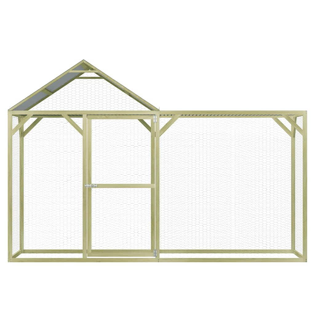 Poulailler Vidaxx 3x1,5x2 m acier