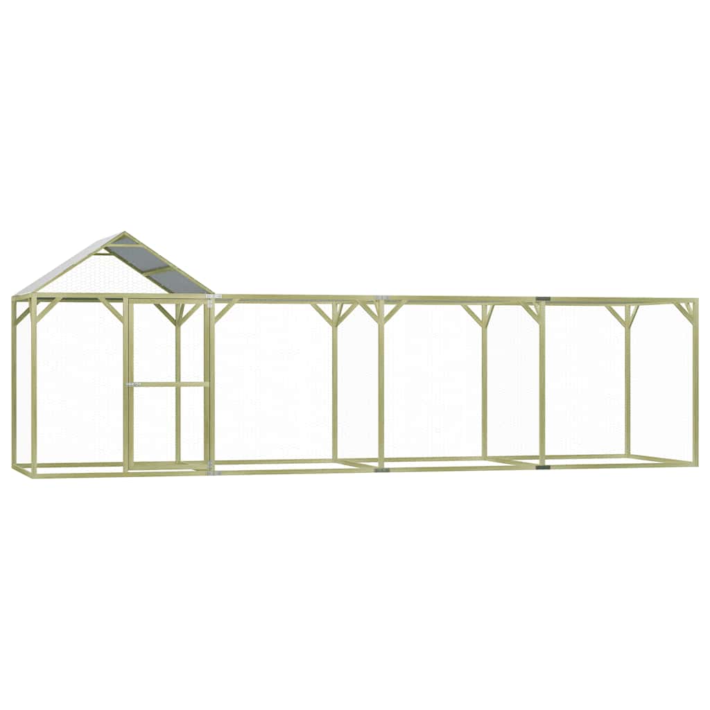 Poulailler Vidaxx 6x1,5x2 m en acier
