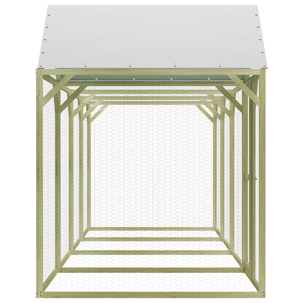 Poulailler Vidaxx 6x1,5x2 m en acier
