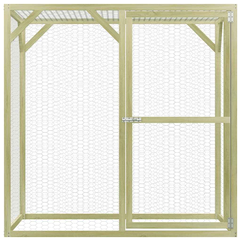 Poulailler Vidaxx 1,5x1,5x2 m acier