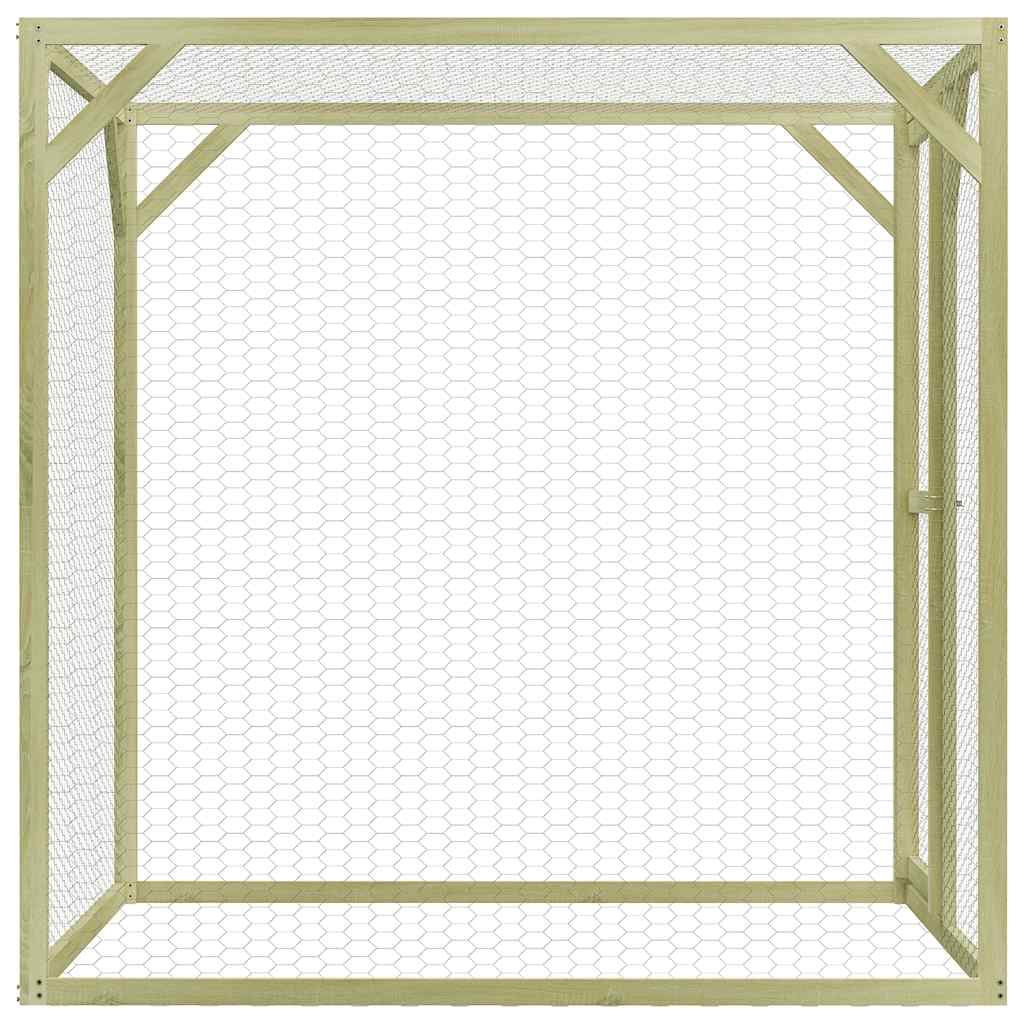 Poulailler Vidaxx 1,5x1,5x2 m acier