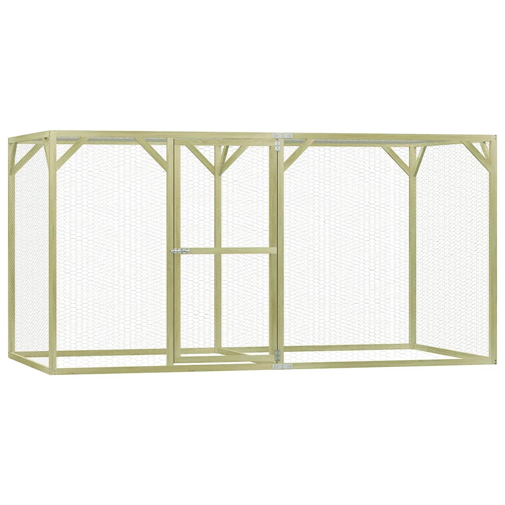 Poulailler Vidaxx 3x1,5x1,5 m acier