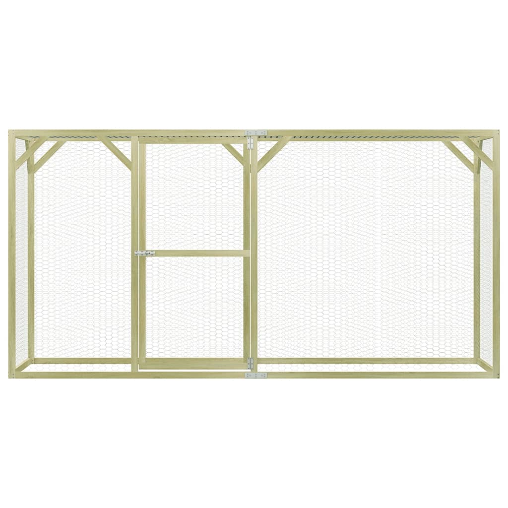 Poulailler Vidaxx 3x1,5x1,5 m acier