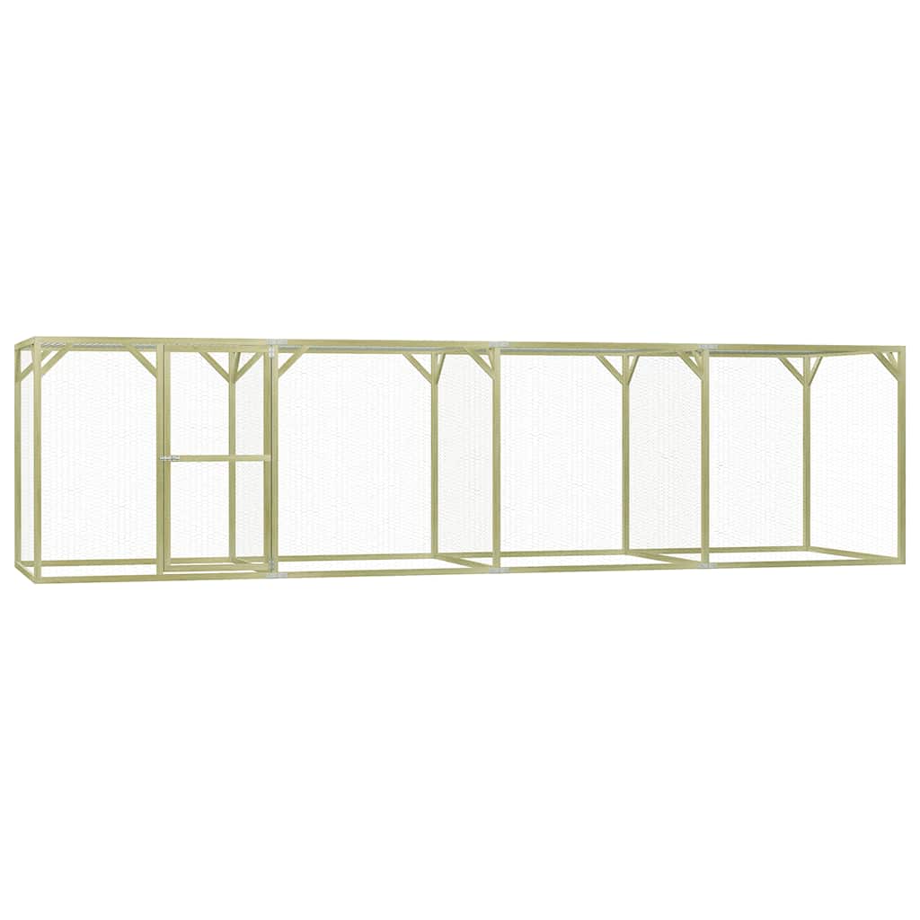 Poulailler Vidaxx 6x1,5x1,5 m acier