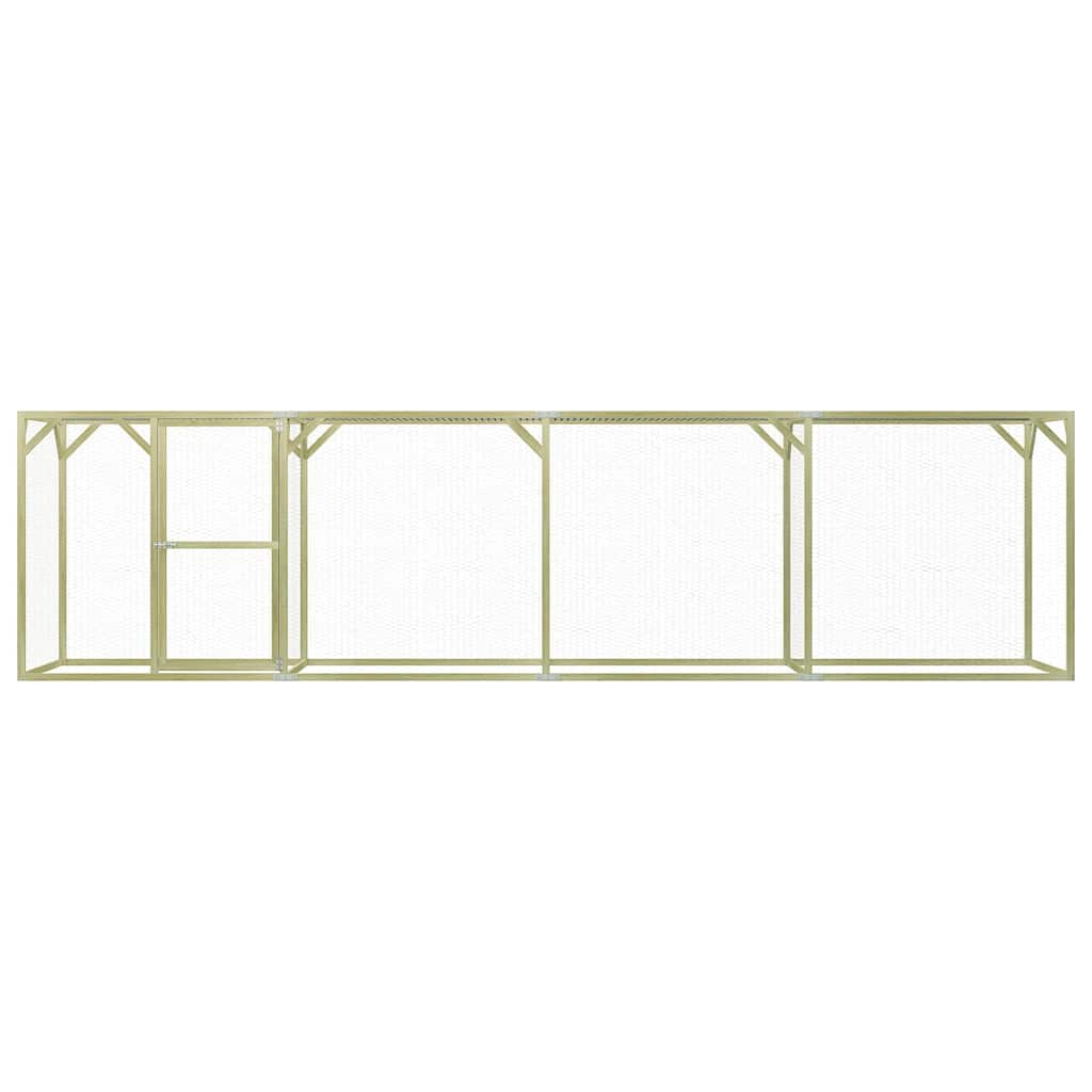 Poulailler Vidaxx 6x1,5x1,5 m acier