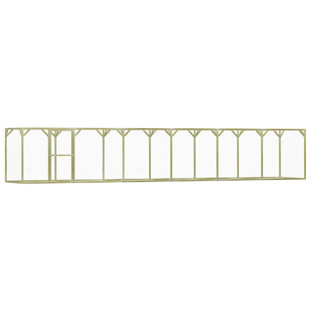 Poulailler Vidaxx 9x1,5x1,5 m acier