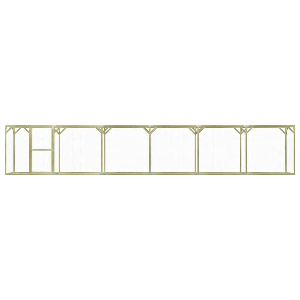 Poulailler Vidaxx 9x1,5x1,5 m acier