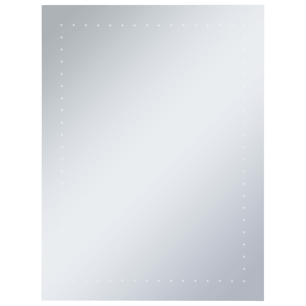 Miroir de salle de bain Vidaxl LED 60x80 cm