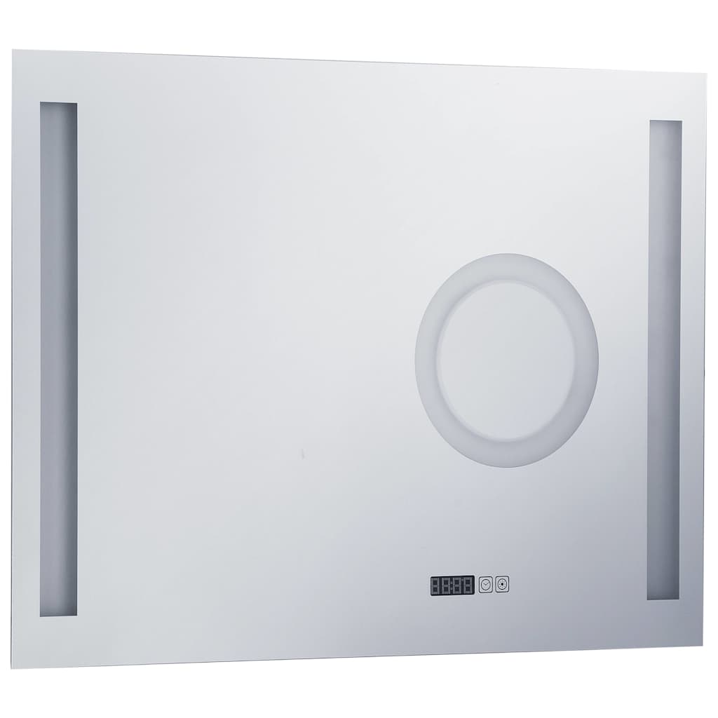 Miroir de salle de bain Vidaxl LED avec capteur tactile 80x60 cm