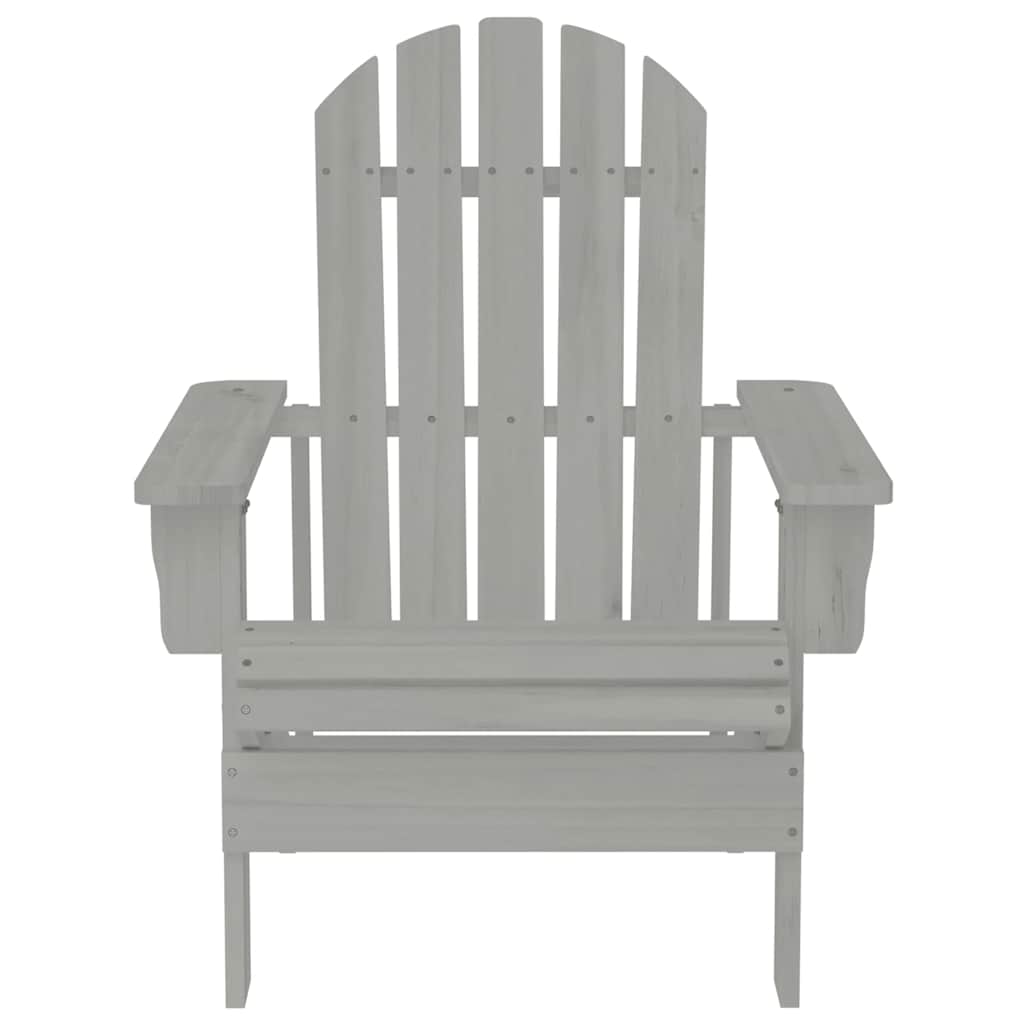 Vidaxl tuinstoel hout grijs