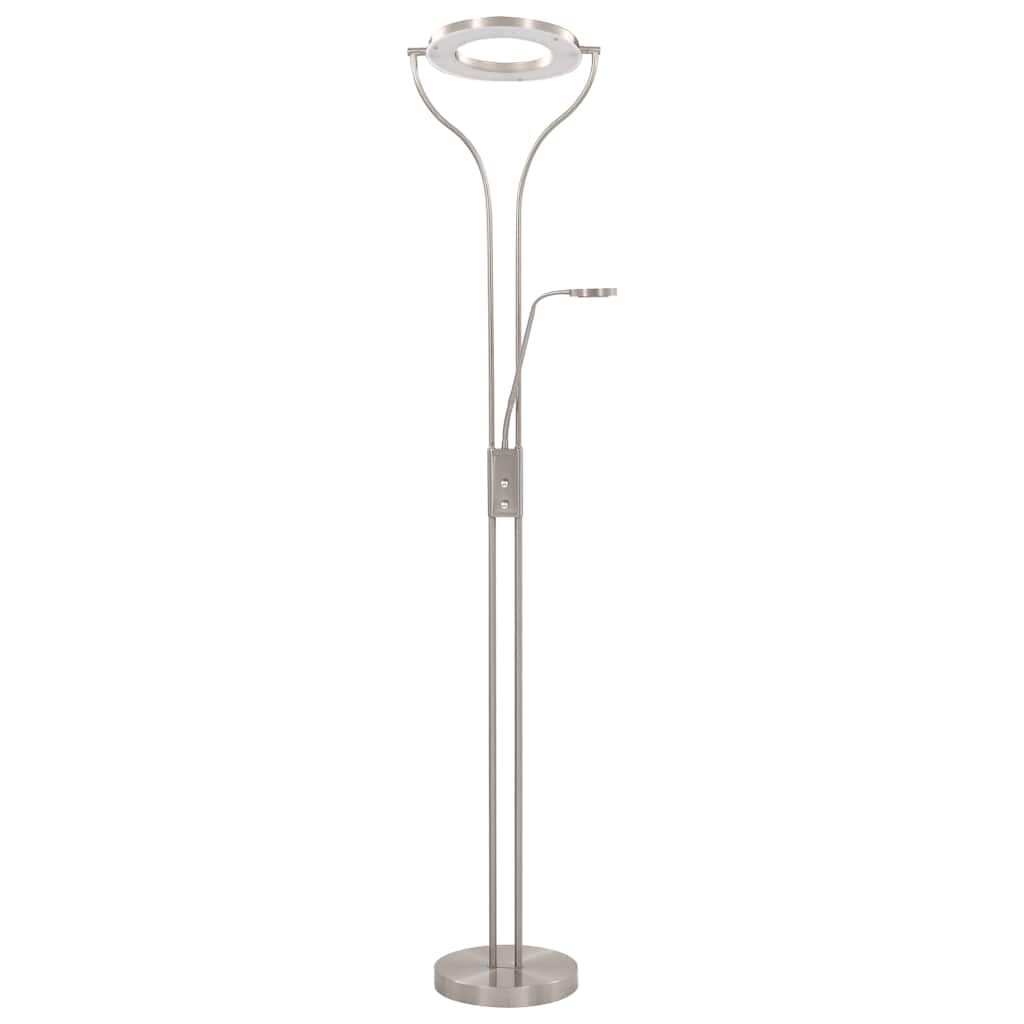 Lampe vidaxl debout 18 W Dimmable 180 cm Colore en argent