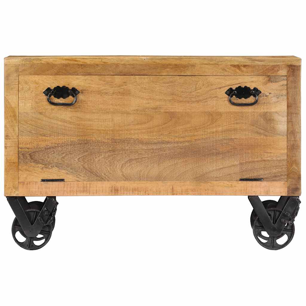 Vidaxx meuble à chaussures 86x35x55 cm bois de manguier massif