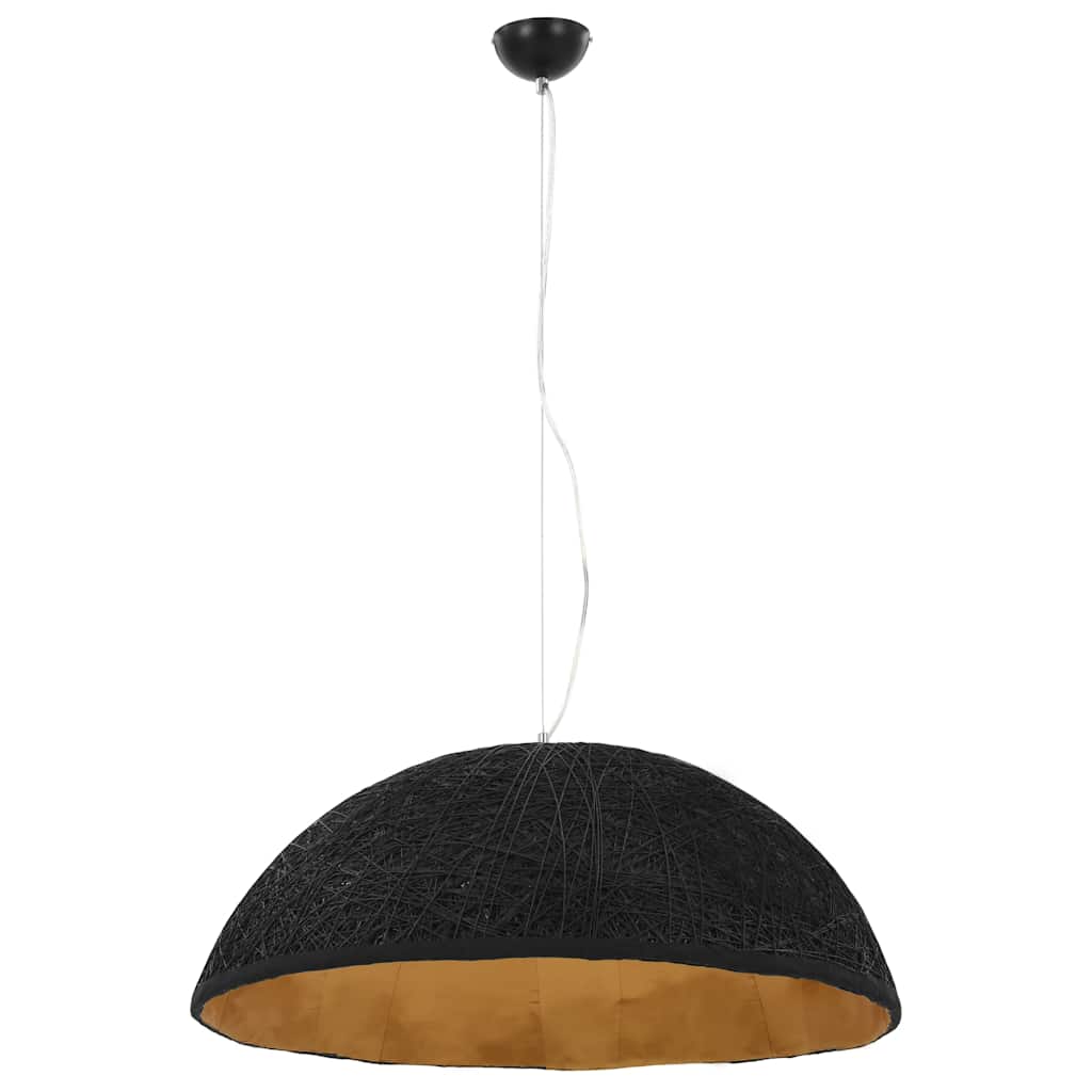 Lampe suspendue vidaxl E27 Ø70 cm noir et or
