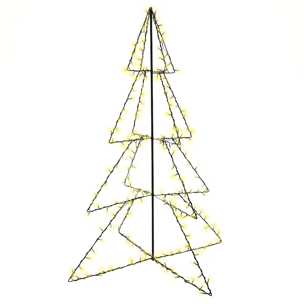 Vidaxl kegelkerstboom 240 LED à l'intérieur et à l'extérieur 115x150 cm