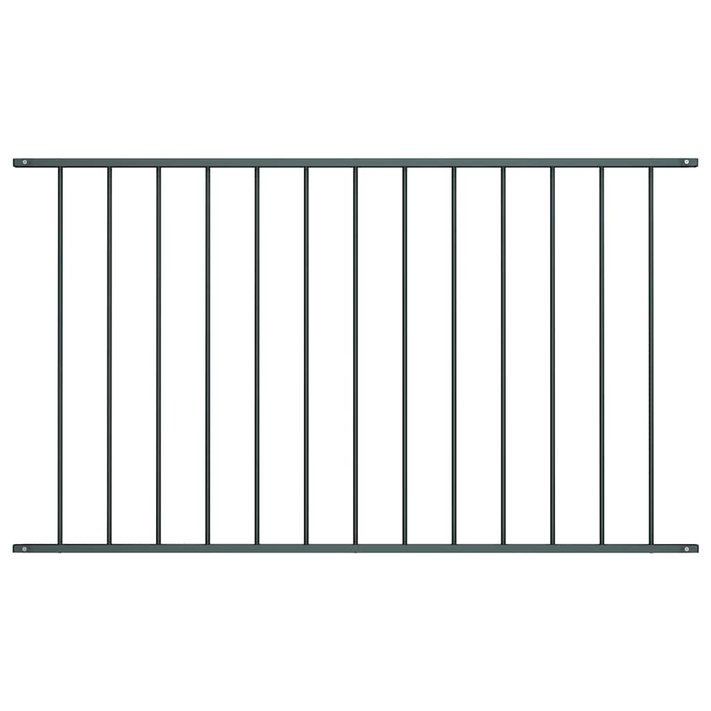 Panneau Vidaxl HEK 1.7x1.25 m en poudre-anthracite en acier