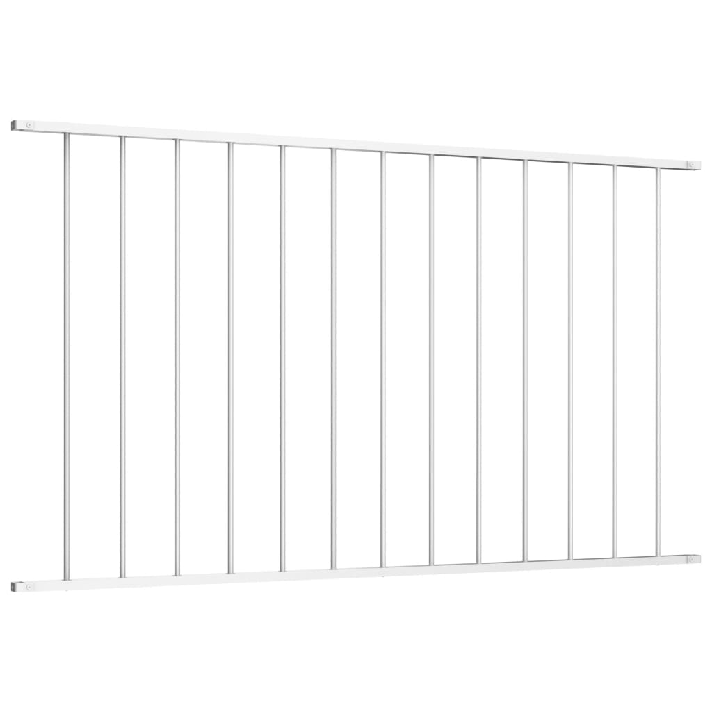 Panneau vidaxl hek 1,7x1 m en poudre en acier en acier