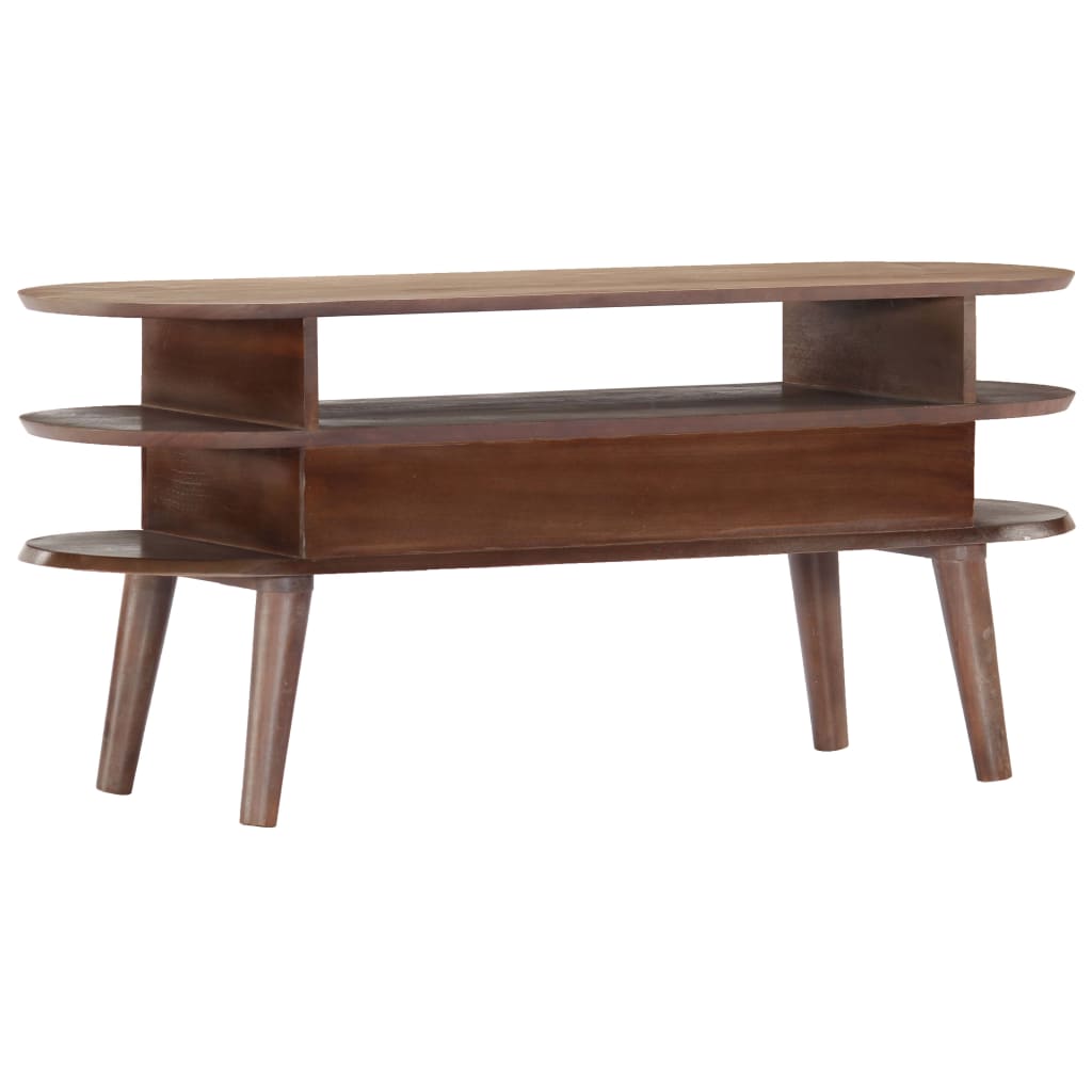 Vidaxl tv-meubel 110x35x50 cm massief acaciahout
