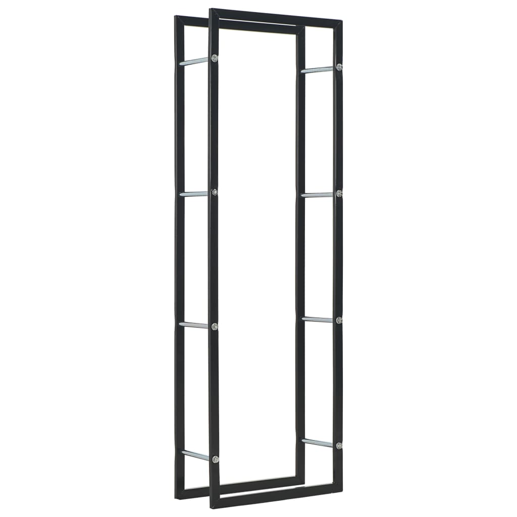 Vidaxx support à bois de chauffage 50x20x150 cm acier noir