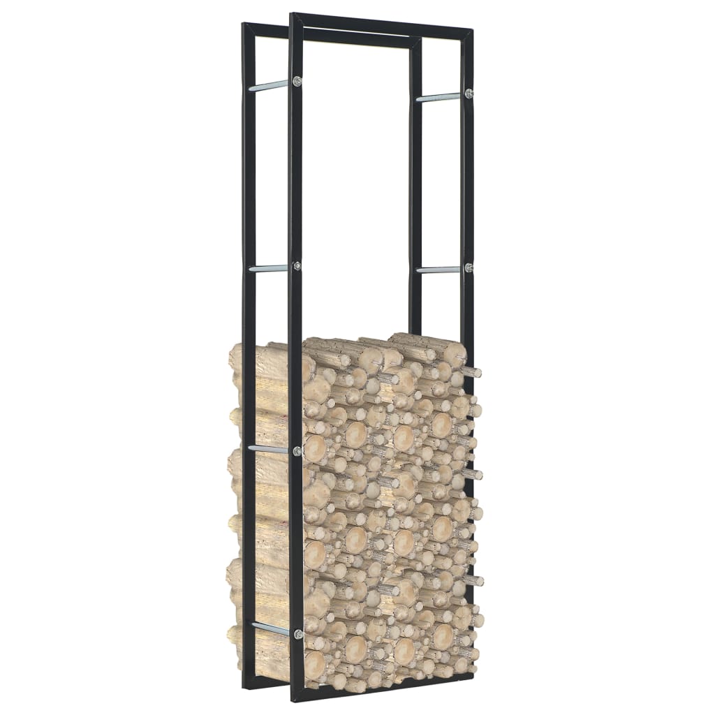 Vidaxx support à bois de chauffage 50x20x150 cm acier noir